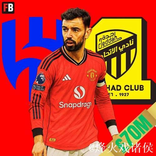 曼联中场重组风暴：冬窗7000万出售B费 梅努或将租借离队